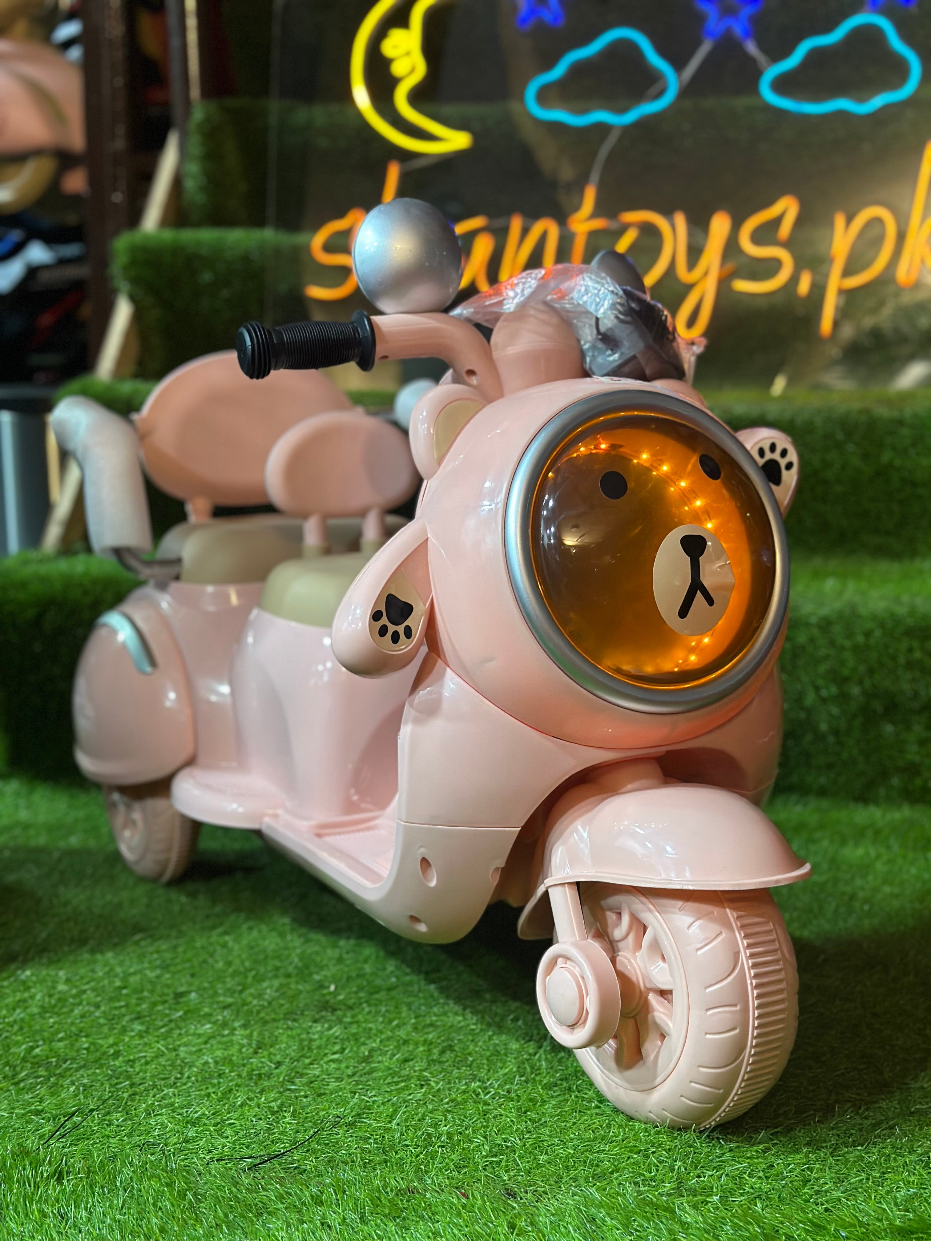 Premium Double Seat Kids Vespa – Double Motor | Double Battery | Luxury Ride-On