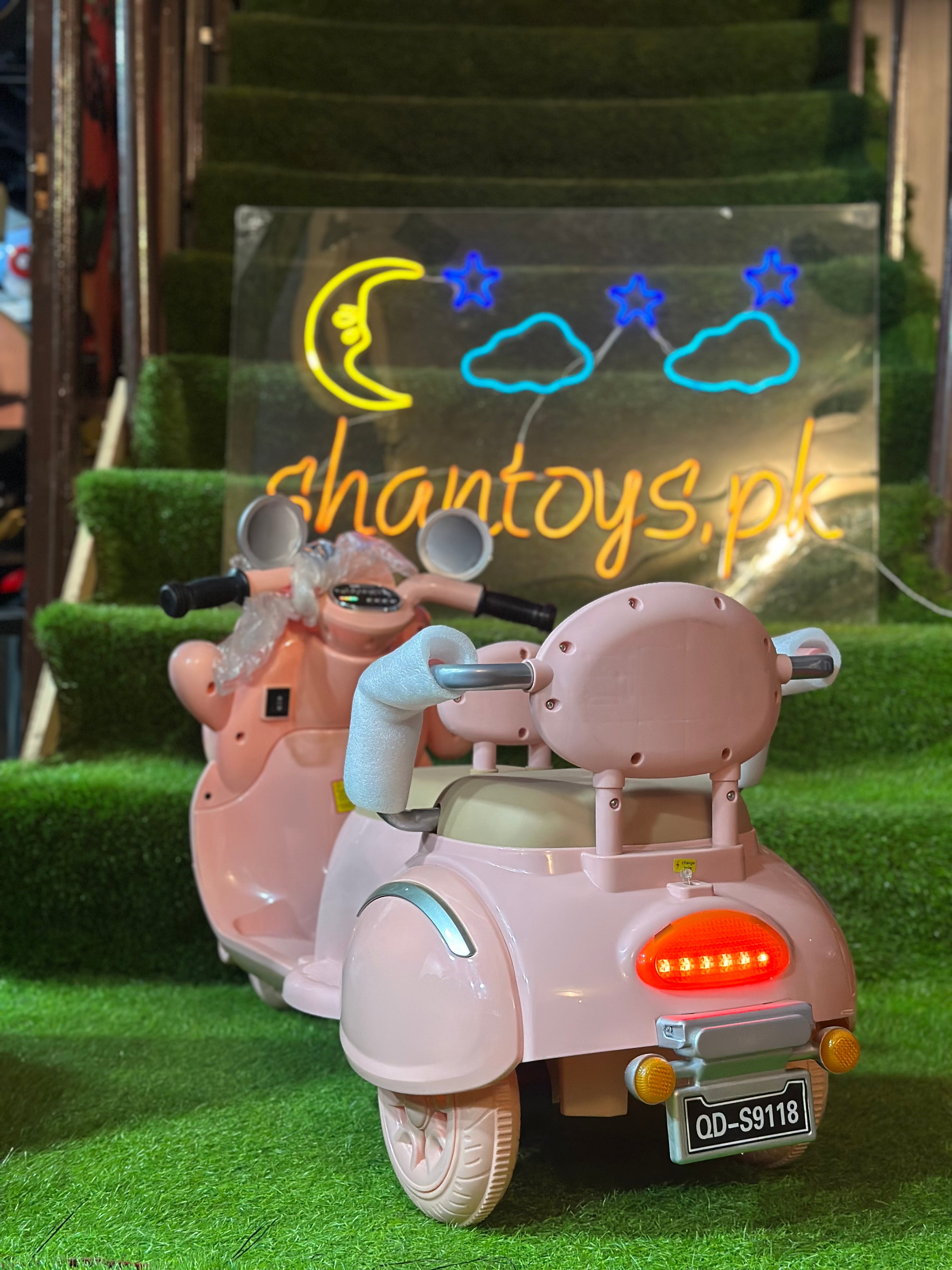 Premium Double Seat Kids Vespa – Double Motor | Double Battery | Luxury Ride-On