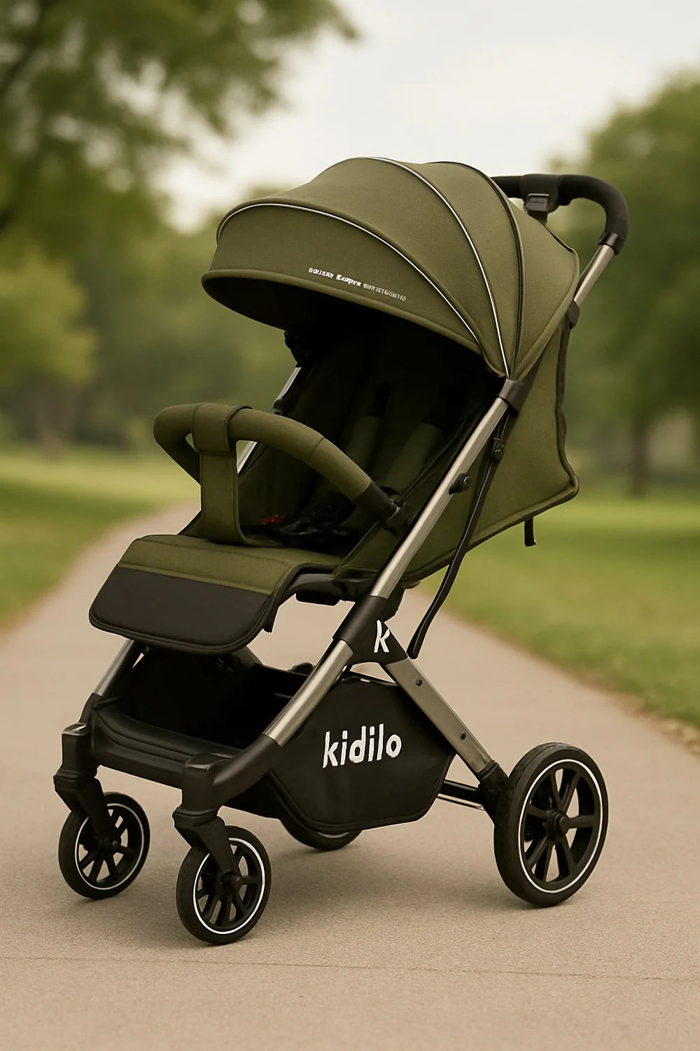Shan Toys Baby Stroller | Foldable Lightweight Baby Pram with Adjustable Canopy